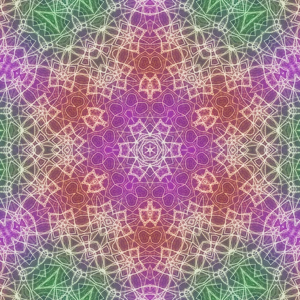 Tasarım için kusursuz bir kaleydoskop. Esrarengiz mistik enerji iyileştirici sahasrara mandala.