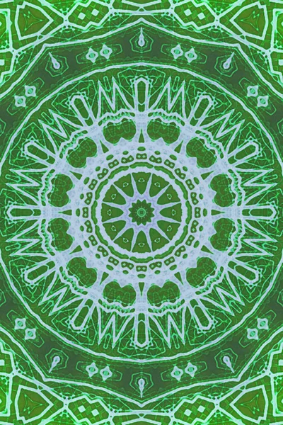 Naadloze Caleidoscoop Voor Ontwerp Esoterische Mystieke Energie Helende Sahasrara Mandala — Stockfoto