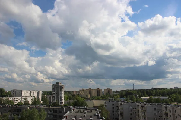 Schönen Bewölkten Himmel Blick — Stockfoto