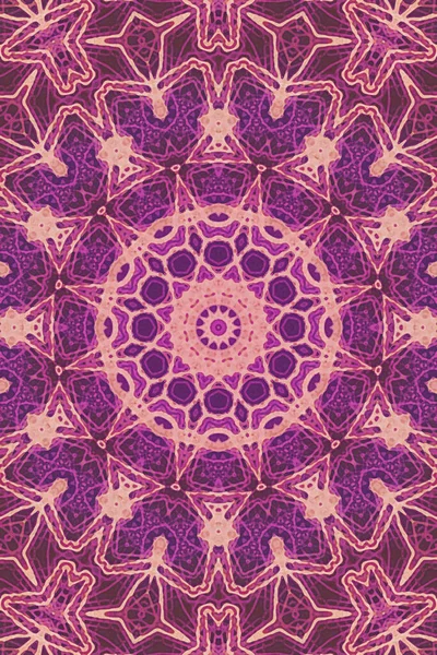 Tasarım için kusursuz bir kaleydoskop. Esrarengiz mistik enerji iyileştirici sahasrara mandala.