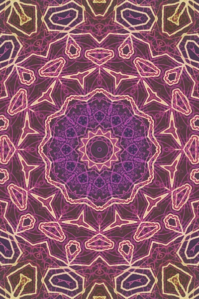 Tasarım için kusursuz bir kaleydoskop. Esrarengiz mistik enerji iyileştirici sahasrara mandala.