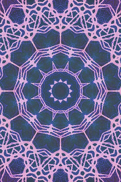 Tasarım için kusursuz bir kaleydoskop. Esrarengiz mistik enerji iyileştirici sahasrara mandala.