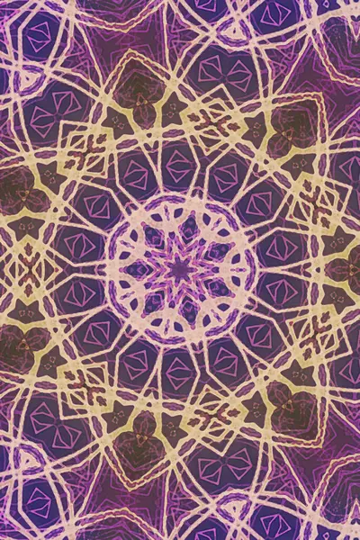 Tasarım için kusursuz bir kaleydoskop. Esrarengiz mistik enerji iyileştirici sahasrara mandala.