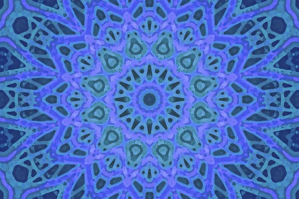 Tasarım için kusursuz bir kaleydoskop. Esrarengiz mistik enerji iyileştirici sahasrara mandala.