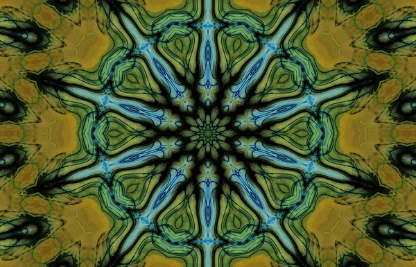 Tasarım için kusursuz bir kaleydoskop. Esrarengiz mistik enerji iyileştirici sahasrara mandala.