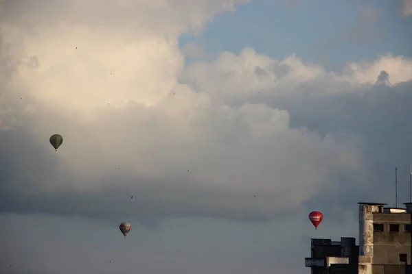 Heißluftballons Blick Den Himmel — Stockfoto