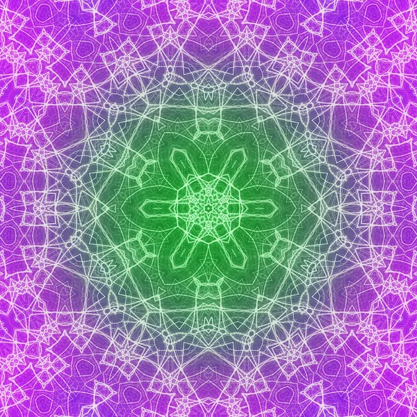 Tasarım için kusursuz bir kaleydoskop. Esrarengiz mistik enerji iyileştirici sahasrara mandala.