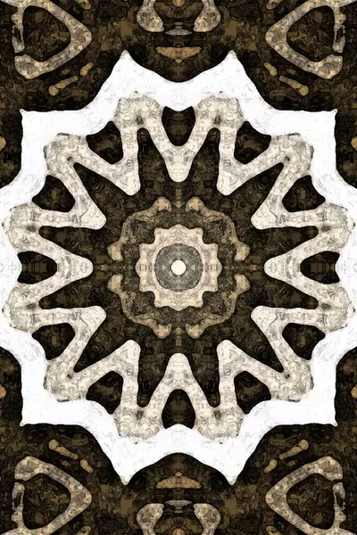 Tasarım için kusursuz bir kaleydoskop. Esrarengiz mistik enerji iyileştirici sahasrara mandala.