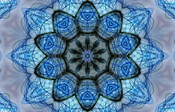 Tasarım için kusursuz bir kaleydoskop. Esrarengiz mistik enerji iyileştirici sahasrara mandala.