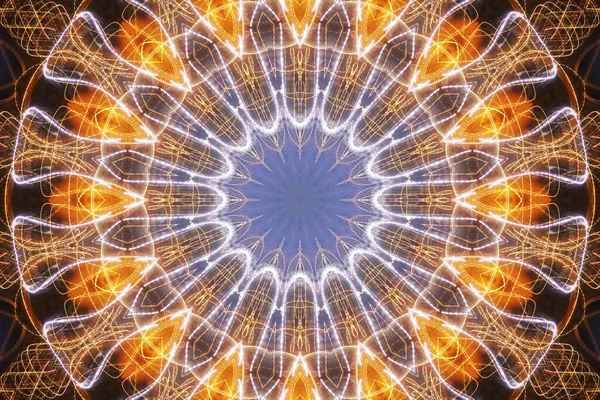 Tasarım için kusursuz bir kaleydoskop. Esrarengiz mistik enerji iyileştirici sahasrara mandala.