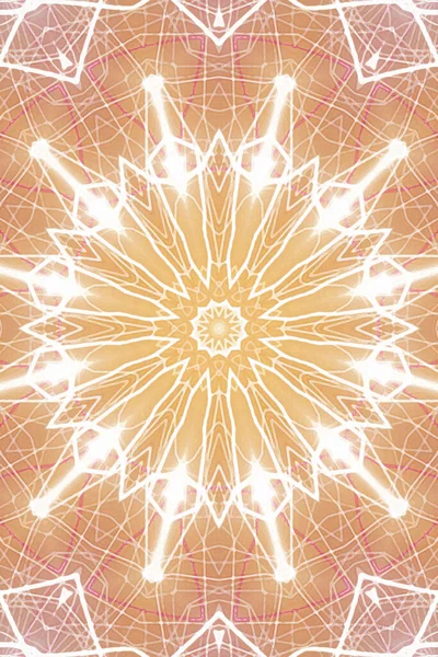 Tasarım için kusursuz bir kaleydoskop. Esrarengiz mistik enerji iyileştirici sahasrara mandala.