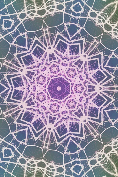 Tasarım için kusursuz bir kaleydoskop. Esrarengiz mistik enerji iyileştirici sahasrara mandala.