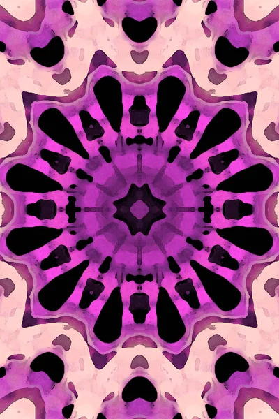 Tasarım için kusursuz bir kaleydoskop. Esrarengiz mistik enerji iyileştirici sahasrara mandala.