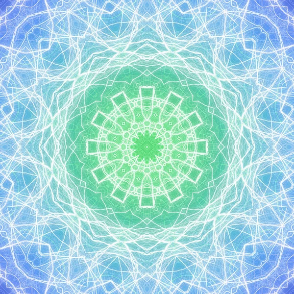 Tasarım için kusursuz bir kaleydoskop. Esrarengiz mistik enerji iyileştirici sahasrara mandala.