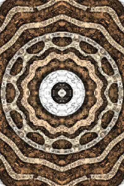 Tasarım için kusursuz bir kaleydoskop. Esrarengiz mistik enerji iyileştirici sahasrara mandala.