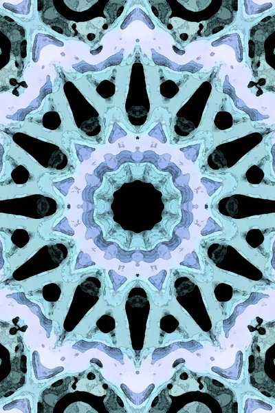 Tasarım için kusursuz bir kaleydoskop. Esrarengiz mistik enerji iyileştirici sahasrara mandala.