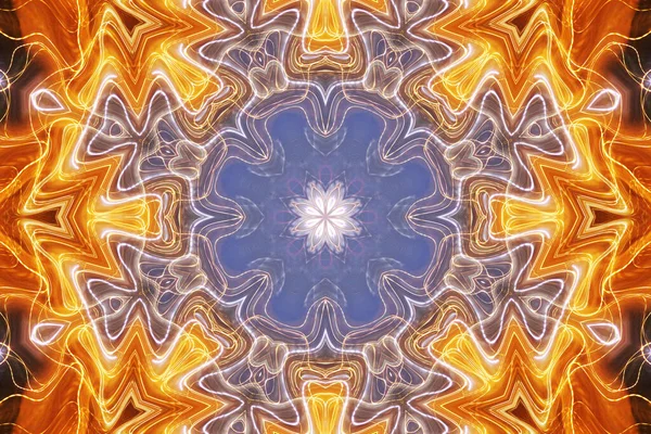 Tasarım için kusursuz bir kaleydoskop. Esrarengiz mistik enerji iyileştirici sahasrara mandala.