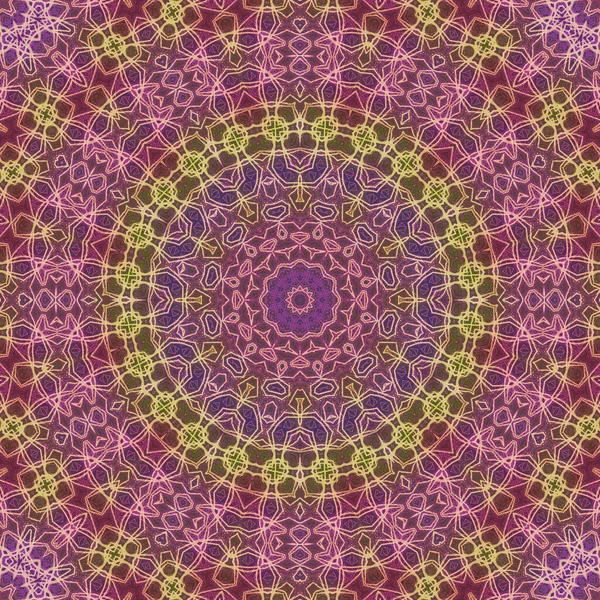 Tasarım için kusursuz bir kaleydoskop. Esrarengiz mistik enerji iyileştirici sahasrara mandala.