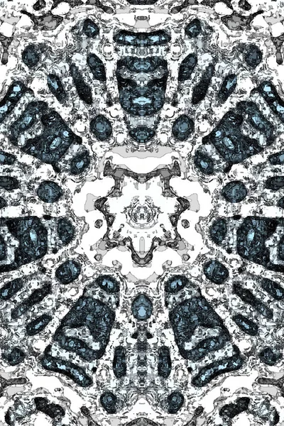 Tasarım için kusursuz bir kaleydoskop. Esrarengiz mistik enerji iyileştirici sahasrara mandala.