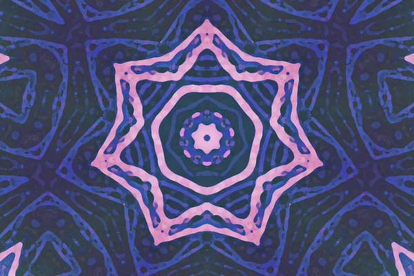 Płynny Kalejdoskop Projektowania Ezoteryczne Mistyczne Uzdrowienie Energii Sahasrara Mandala — Zdjęcie stockowe