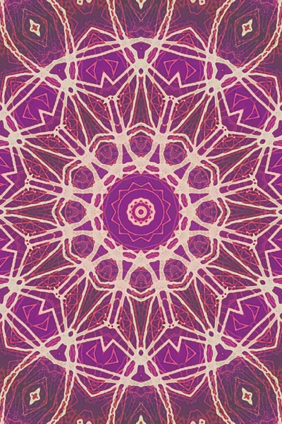 Tasarım için kusursuz bir kaleydoskop. Esrarengiz mistik enerji iyileştirici sahasrara mandala.