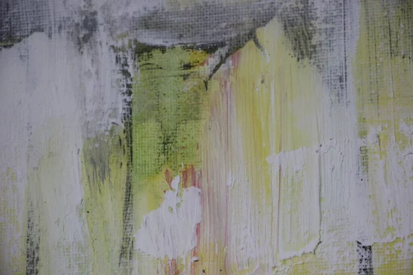 Üzerine boya sıçramış tuval. Yakından bak. 