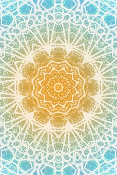 Tasarım için kusursuz bir kaleydoskop. Esrarengiz mistik enerji iyileştirici sahasrara mandala.