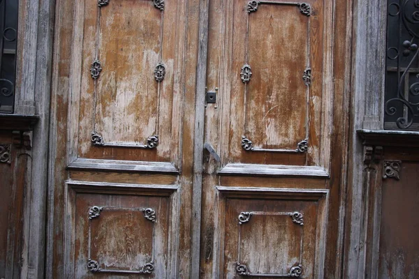 Old Wooden Door Background — Stock Photo, Image