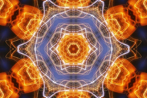 Tasarım için kusursuz bir kaleydoskop. Esrarengiz mistik enerji iyileştirici sahasrara mandala.