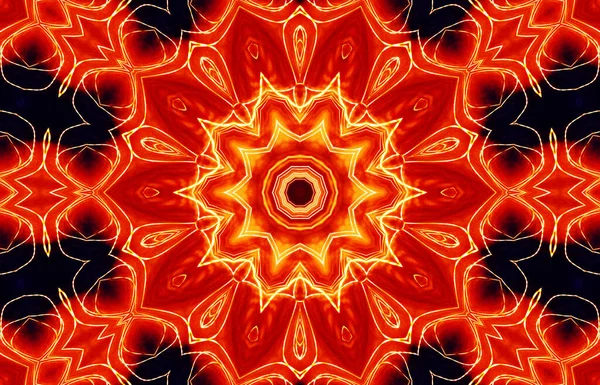 Tasarım için kusursuz bir kaleydoskop. Esrarengiz mistik enerji iyileştirici sahasrara mandala.