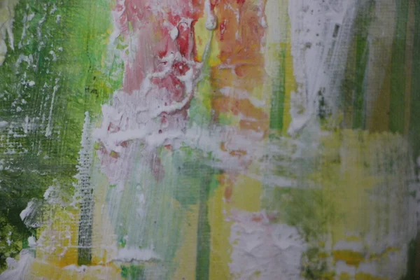 Üzerine boya sıçramış tuval. Yakından bak. 