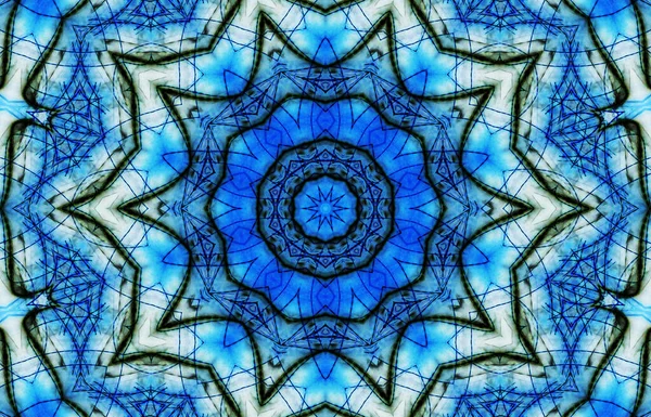 Zökkenőmentes Kaleidoszkóp Tervezéshez Ezoterikus Misztikus Energia Gyógyító Sahasrara Mandala — Stock Fotó