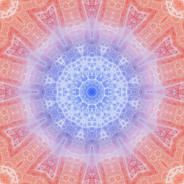 Tasarım için kusursuz bir kaleydoskop. Esrarengiz mistik enerji iyileştirici sahasrara mandala.