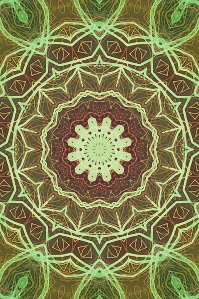 Tasarım için kusursuz bir kaleydoskop. Esrarengiz mistik enerji iyileştirici sahasrara mandala.