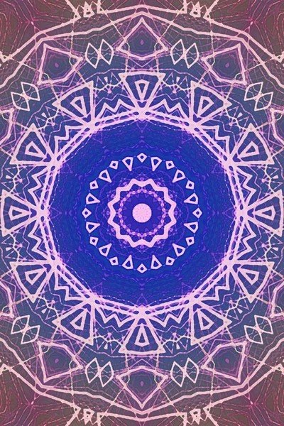 Tasarım için kusursuz bir kaleydoskop. Esrarengiz mistik enerji iyileştirici sahasrara mandala.