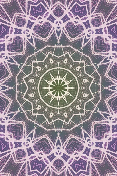 Tasarım için kusursuz bir kaleydoskop. Esrarengiz mistik enerji iyileştirici sahasrara mandala.