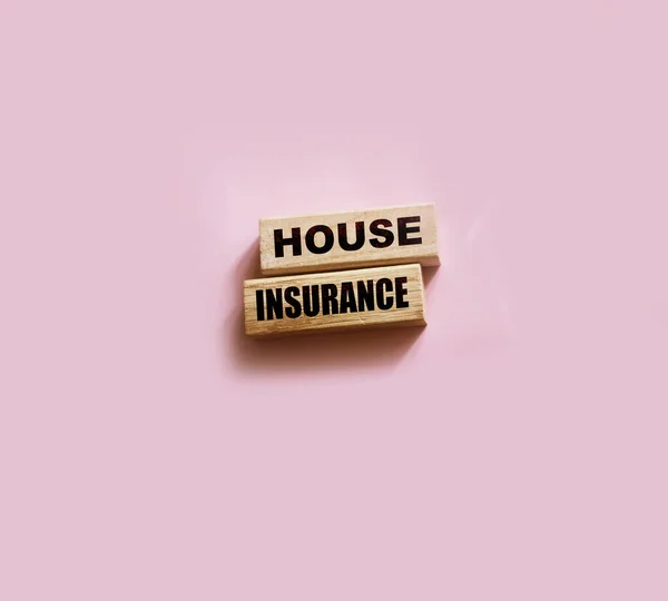 Ξύλινα Μπλοκ Words House Ασφαλιστική Business Insurances Business Concept Get — Φωτογραφία Αρχείου