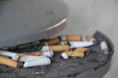 sigara tomurcukları görüntüyü kapatır  