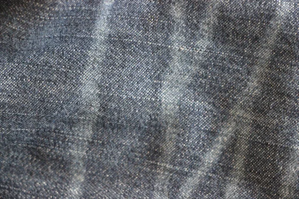 Denim Jeans Tela Vista Cerca Concepto Textil — Foto de Stock