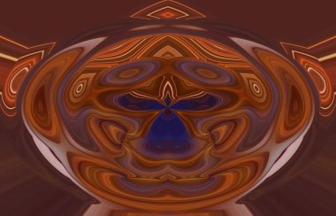 soyut renkli arkaplan görünümü, totem kavramı  