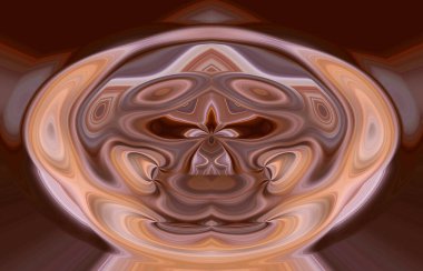 soyut renkli arkaplan görünümü, totem kavramı  