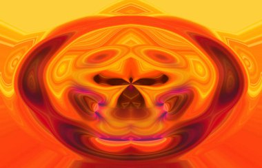 soyut renkli arkaplan görünümü, totem kavramı  