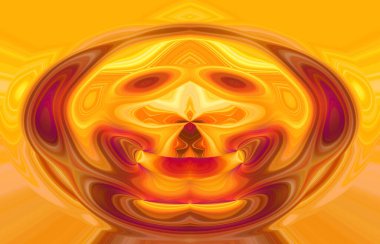 soyut renkli arkaplan görünümü, totem kavramı  