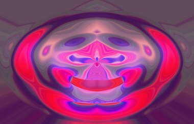 soyut renkli arkaplan görünümü, totem kavramı  