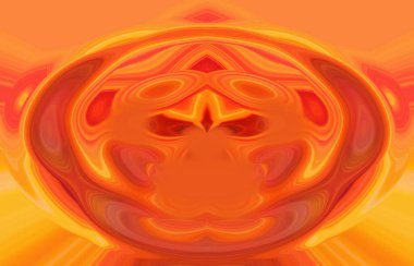 soyut renkli arkaplan görünümü, totem kavramı  