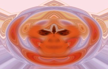 soyut renkli arkaplan görünümü, totem kavramı  