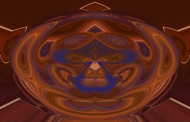 soyut renkli arkaplan görünümü, totem kavramı  