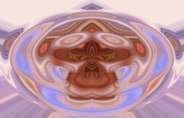 soyut renkli arkaplan görünümü, totem kavramı  