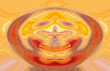 soyut renkli arkaplan görünümü, totem kavramı  