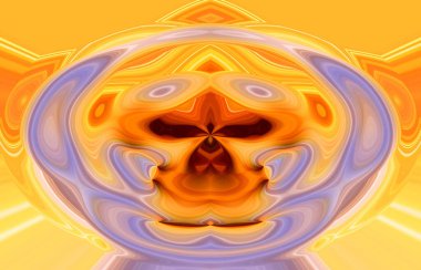 soyut renkli arkaplan görünümü, totem kavramı  